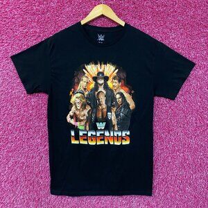 WWE Legends Wrestling Champions Poster T-Shirt Medium